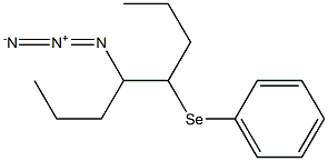 4-Azido-5-phenylselenooctane Structure