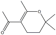 5-Acetyl-2,2,6-trimethyl-3,4-dihydro-2H-pyran Structure