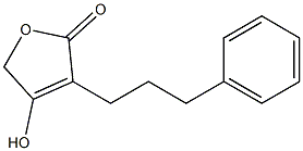 4-Hydroxy-3-(3-phenylpropyl)-2(5H)-furanone Structure