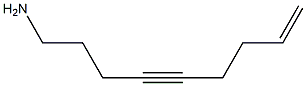 1-Nonen-5-yn-9-amine Structure