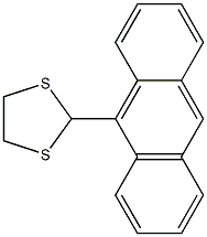 9-(1,3-Dithiolan-2-yl)anthracene 구조식 이미지