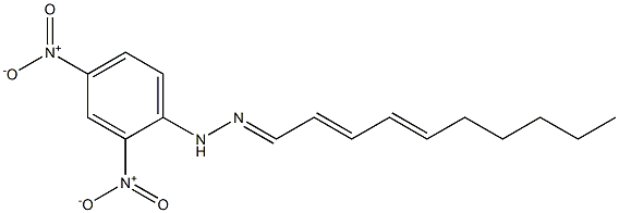 2,4-Decadienal 2,4-dinitrophenyl hydrazone Structure