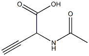 2-Acetylamino-3-butynoic acid 구조식 이미지