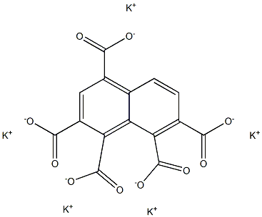 1,2,4,7,8-Naphthalenepentacarboxylic acid pentapotassium salt 구조식 이미지