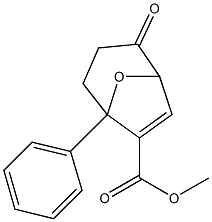 5-Phenyl-2-oxo-8-oxabicyclo[3.2.1]oct-6-ene-6-carboxylic acid methyl ester Structure