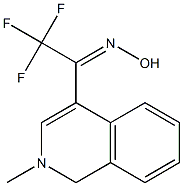 2-Methyl-4-[(E)-1-(hydroxyimino)-2,2,2-trifluoroethyl]-1,2-dihydroisoquinoline Structure