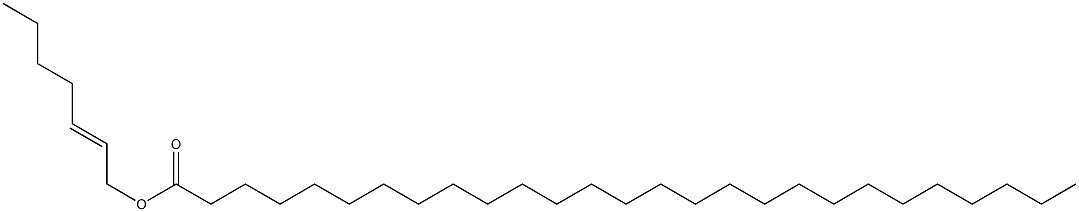 Heptacosanoic acid 2-heptenyl ester Structure