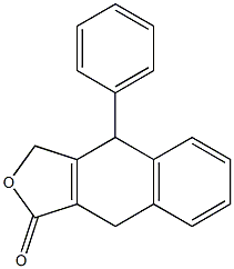 4-(Phenyl)-4,9-dihydronaphtho[2,3-c]furan-1(3H)-one Structure