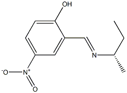 (+)-2-[(S)-N-sec-Butylformimidoyl]-4-nitrophenol Structure