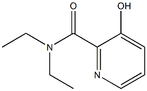 N,N-Diethyl-3-hydroxy-2-pyridinecarboxamide 구조식 이미지