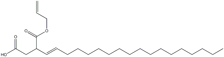 3-(1-Octadecenyl)succinic acid 1-hydrogen 4-allyl ester 구조식 이미지