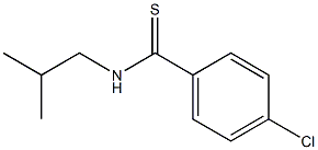 p-Chloro-N-isobutylbenzothioamide Structure