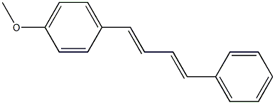 1-Phenyl-4-(4-methoxyphenyl)-1,3-butadiene 구조식 이미지