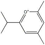 6-Isopropyl-2,4-dimethylpyrylium Structure