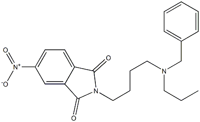 N-[4-(Propylbenzylamino)butyl]-4-nitrophthalimide Structure