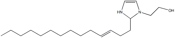 2-(3-Tetradecenyl)-4-imidazoline-1-ethanol 구조식 이미지