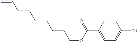 4-Hydroxybenzoic acid 8-nonenyl ester Structure