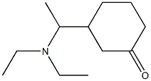 3-[1-(Diethylamino)ethyl]cyclohexanone 구조식 이미지