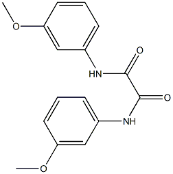 N,N'-Di(3-methoxyphenyl)oxamide 구조식 이미지