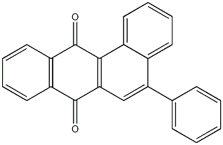 5-Phenylbenz[a]anthracene-7,12-dione Structure