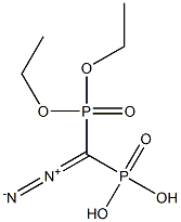 Diazomethylenebis(phosphonic acid diethyl) ester Structure