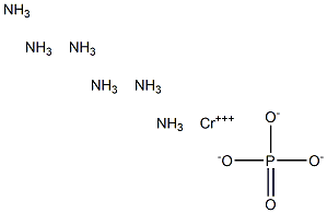 Hexamminechromium(III) phosphate 구조식 이미지