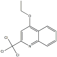 2-Trichloromethyl-4-ethoxyquinoline Structure