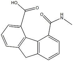 5-[(Methylamino)carbonyl]-9H-fluorene-4-carboxylic acid Structure