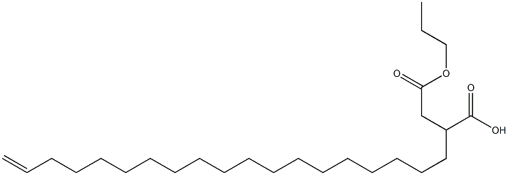 2-(18-Nonadecenyl)succinic acid 1-hydrogen 4-propyl ester Structure