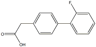 (2'-Fluorobiphenyl-4-yl)acetic acid 구조식 이미지