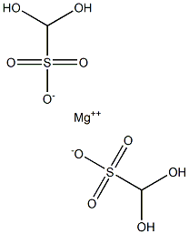 Bis(dihydroxymethanesulfonic acid)magnesium salt 구조식 이미지