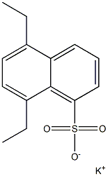 5,8-Diethyl-1-naphthalenesulfonic acid potassium salt 구조식 이미지