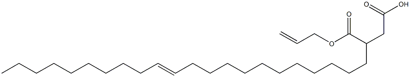 3-(12-Docosenyl)succinic acid 1-hydrogen 4-allyl ester 구조식 이미지