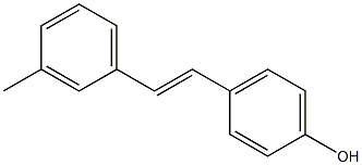 4-[(E)-2-(3-Methylphenyl)ethenyl]phenol 구조식 이미지