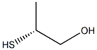 [R,(-)]-2-Mercapto-1-propanol Structure
