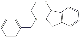 2,3,4,4a,5,9b-Hexahydro-4-benzylindeno[1,2-b]-1,4-oxazine Structure