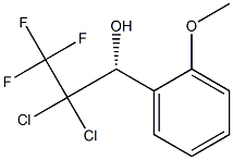 (1R)-1-(2-Methoxyphenyl)-2,2-dichloro-3,3,3-trifluoropropan-1-ol 구조식 이미지