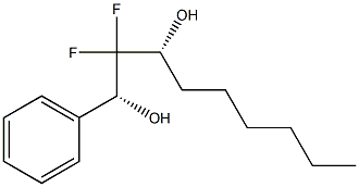 (1R,3R)-2,2-Difluoro-1-phenylnonane-1,3-diol 구조식 이미지