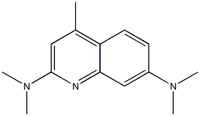 N,N,N',N',4-Pentamethylquinoline-2,7-diamine Structure