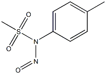 N-(4-Methylphenyl)-N-nitrosomethanesulfonamide 구조식 이미지