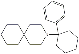 3-(1-Phenylcyclohexyl)-3-azaspiro[5.5]undecane Structure