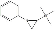 1-Phenyl-2-(trimethylsilyl)aziridine Structure