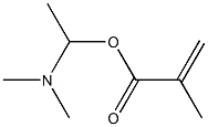 Methacrylic acid 1-(dimethylamino)ethyl ester Structure