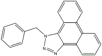 1-Benzyl-1H-phenanthro[9,10-d]triazole 구조식 이미지