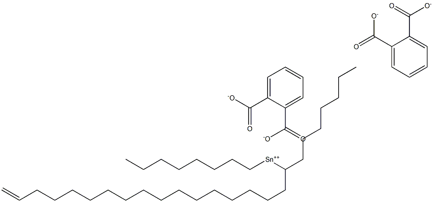 Bis[phthalic acid 1-(16-heptadecenyl)]dioctyltin(IV) salt 구조식 이미지