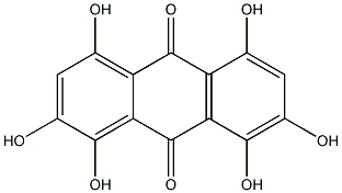 1,2,4,5,7,8-Hexahydroxy-9,10-anthracenedione Structure