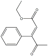 3-Phenyl-4-oxo-2-pentenoic acid ethyl ester 구조식 이미지