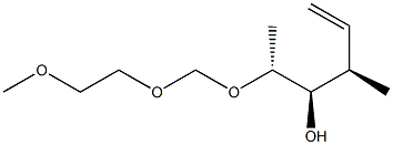 (2R,3R,4R)-2-[(2-Methoxyethoxy)methoxy]-4-methyl-5-hexen-3-ol 구조식 이미지