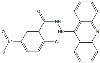 N'-(Acridin-9-yl)-2-chloro-5-nitrobenzhydrazide Structure
