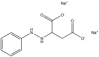 2-(2-Phenylhydrazino)succinic acid disodium salt 구조식 이미지